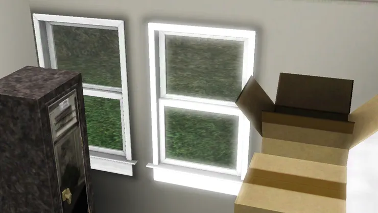 這些窗戶真能打開，讓員工休息時能呼吸新鮮空氣，但規定離開房間前一定要關好，以策安全。