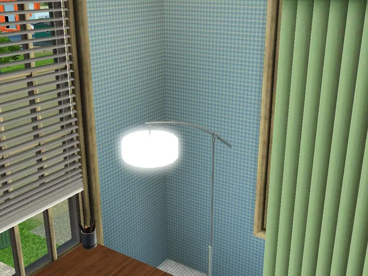 這盞燈讓我想起麻將燈。