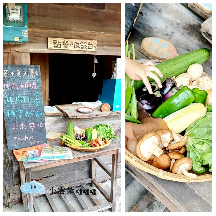 當地當令的食材直接放出來給你看，也可以趁機教孩子認識蔬菜~