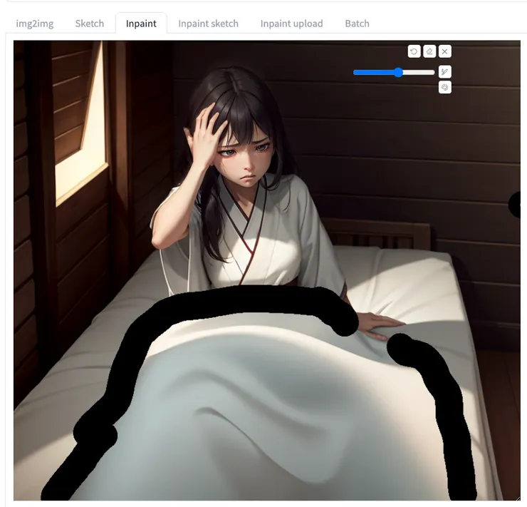 圈選出現水漬的地方