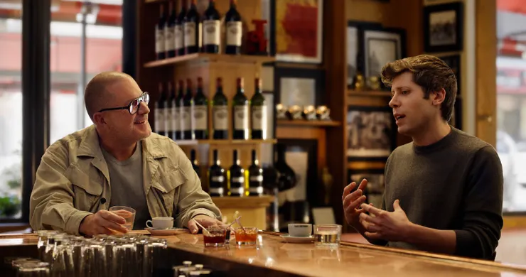 Jonathan Ive & Sam Altman, Image Credits: OpenAI