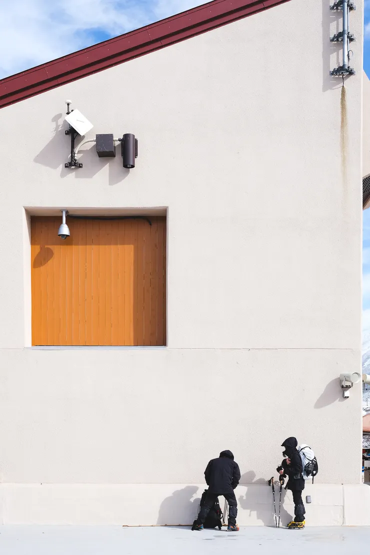 準備遠行的登山客?