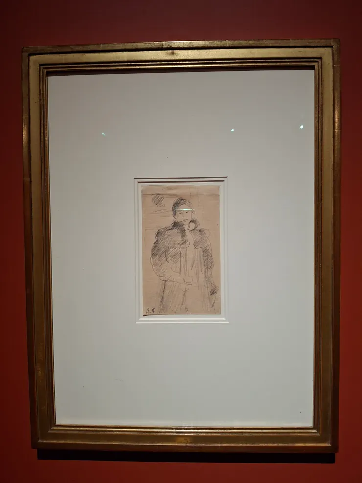 這是展出的素描