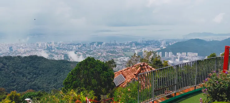 升旗山的無敵海景