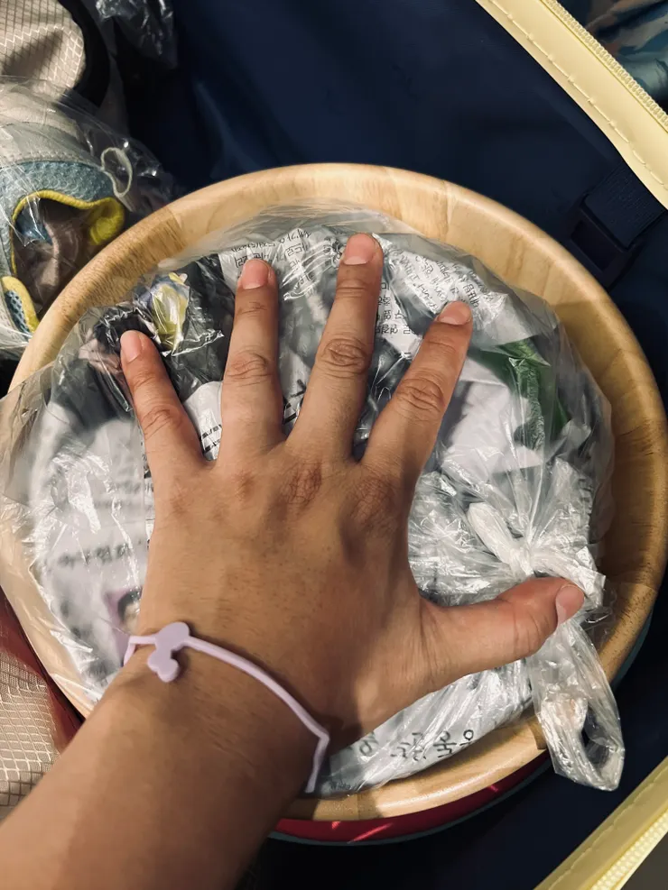 比我臉還大的木頭沙拉碗