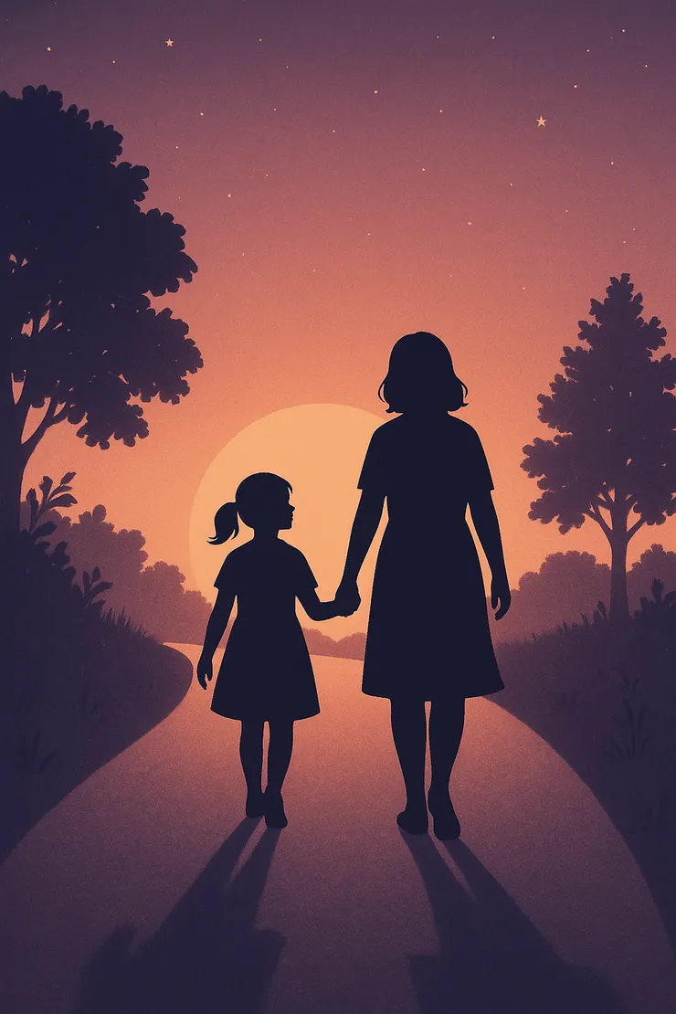 當我開始慢慢願意放下悲傷恐懼時，才真的學會讓媽媽活在我心裡，這份愛是流動的。很多與她點點滴滴的回憶也慢慢打開了…