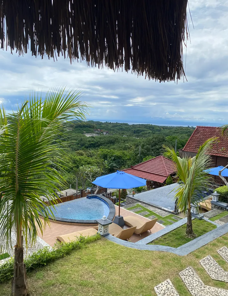 這次峇里島之旅，唯一一次到泳池游泳就在這裡
