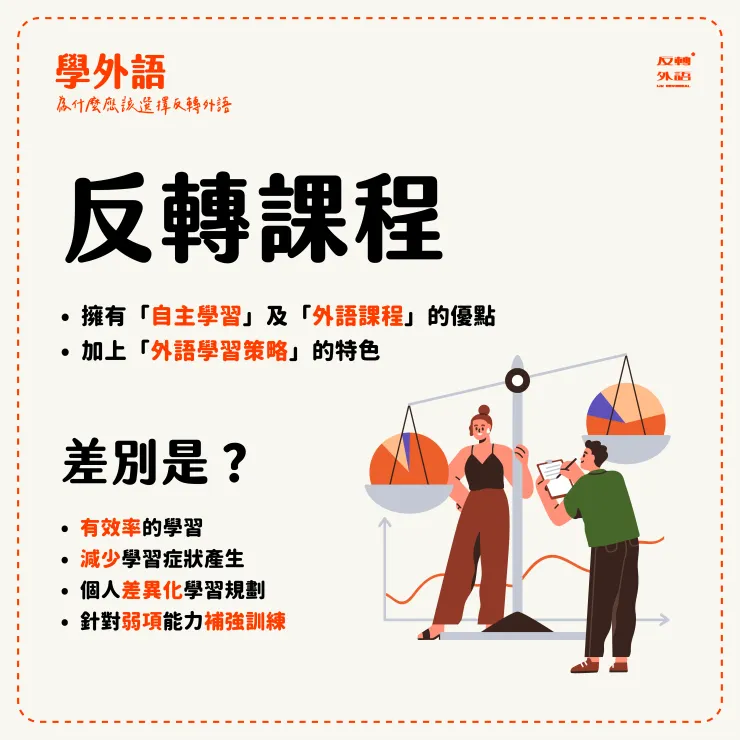 反轉課程可以帶給你更多的學習內容