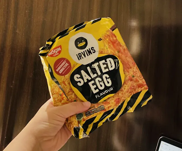 新加坡必買伴手禮 鹹蛋黃泡麵