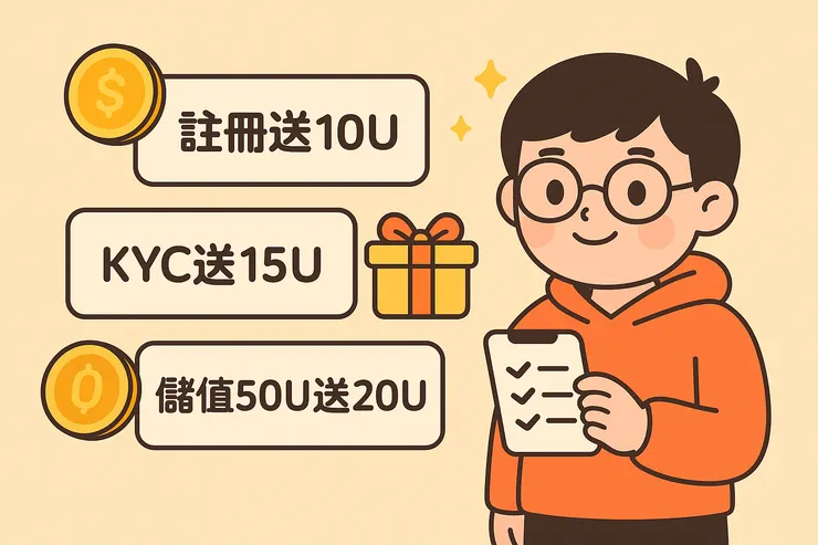 Pionex 新手紅利任務清單:完成註冊、實名認證、首次儲值都能領 USDT 🎁