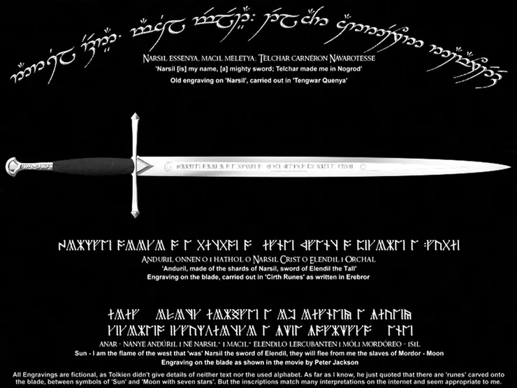 Narsil andúril final
