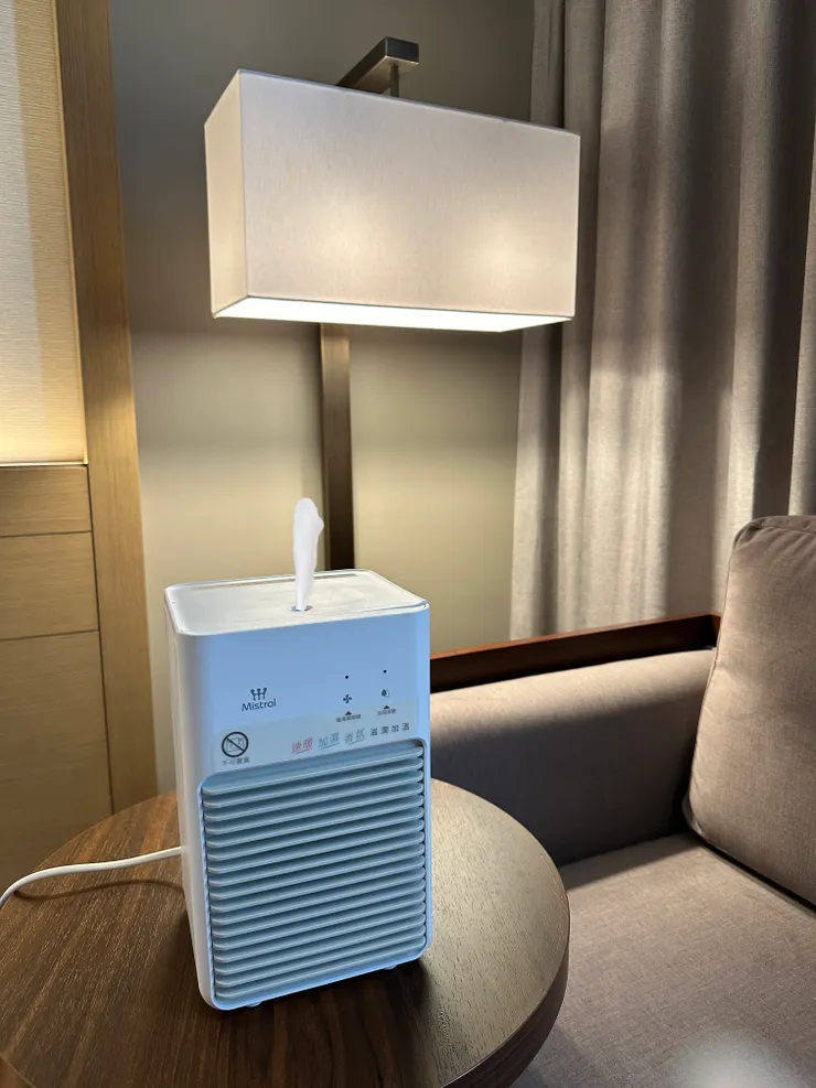 架好小白，水霧示意圖