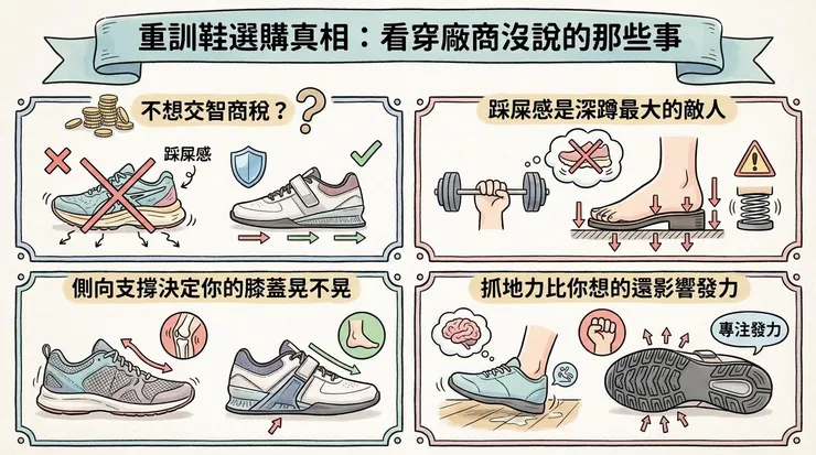 不想交智商稅?重訓鞋選購真相:看穿廠商沒說的那些事