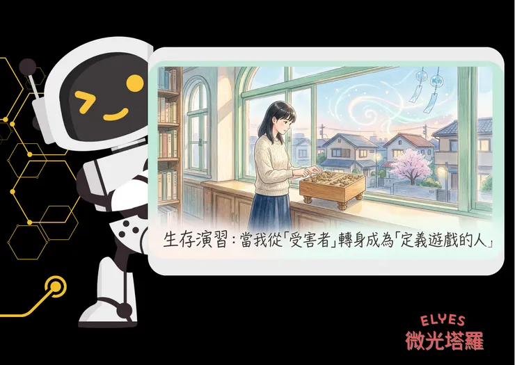 S.M. 代筆風格-關於生存焦慮與自我成長的後設觀測圖