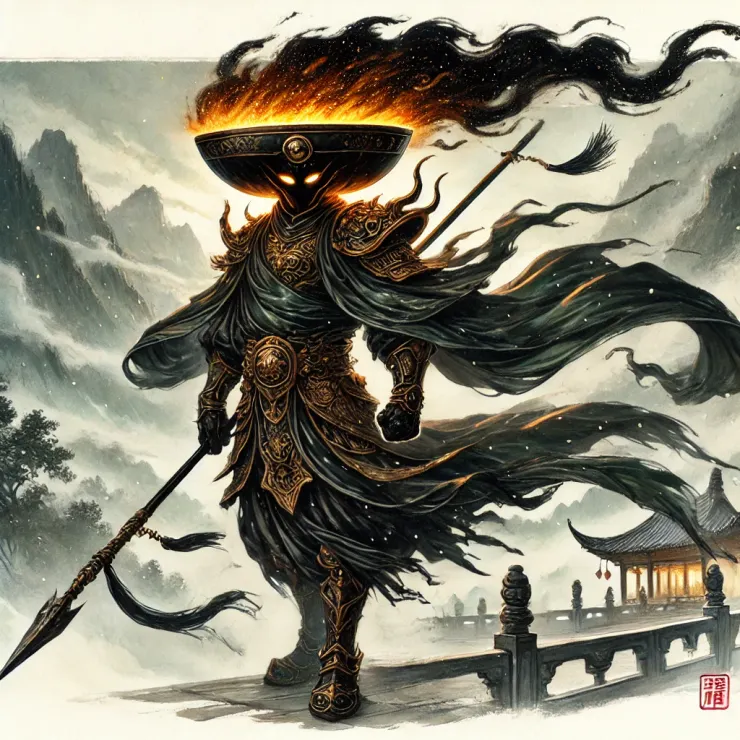 黑風山熊羆怪。GPT繪製