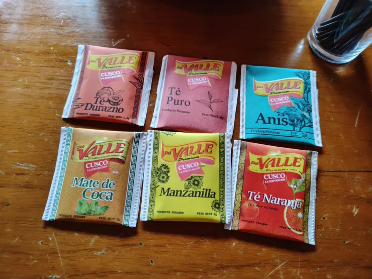 非常多款的茶包