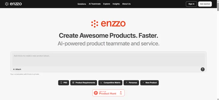 擷取至 enzzo.ai 網站首頁