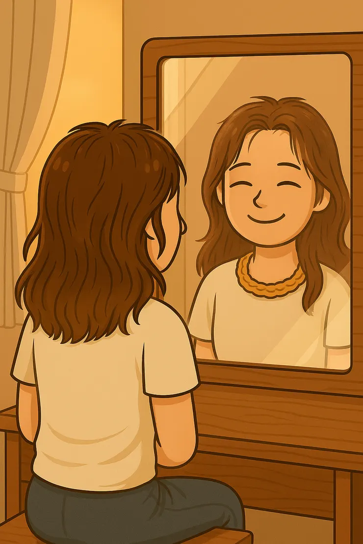 其實，以前的我總覺得軟弱代表不好，哭泣代表丟臉。 我也不知道為什麼。 直到有個人讓我明白— 戴著面具逞強，比面對自己更難受。 脫下面具的那一刻，我才開始真正地呼吸。