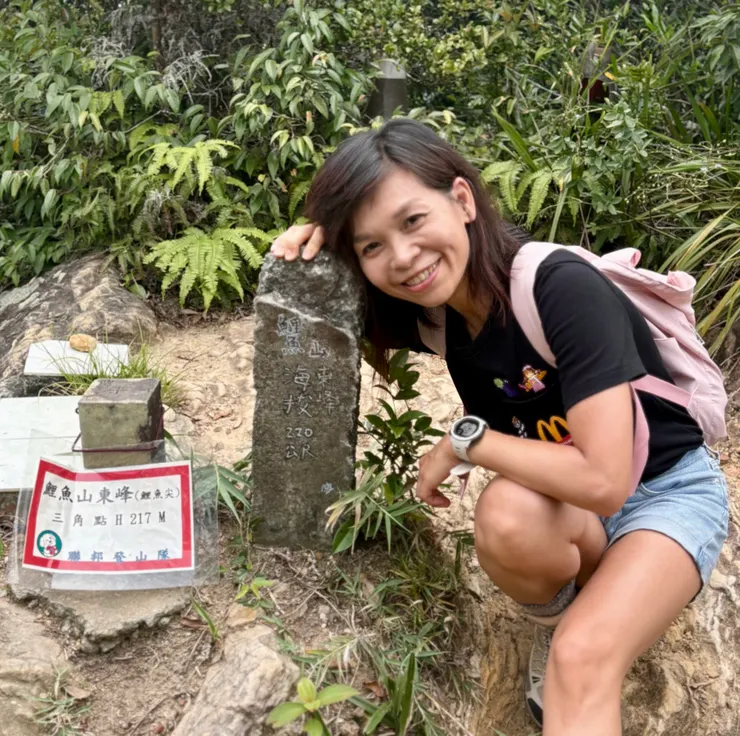 登連續階梯超級喘，我累了