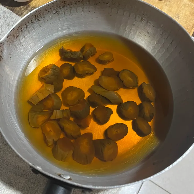 這是還沒加水的黑瓜的量