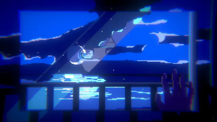 月光下閃爍的海面(來源:遊戲截圖)