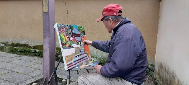 問過阿北可否拍照，他靦腆地點頭