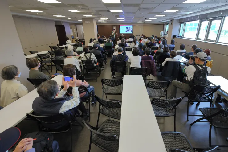 近80位義工與學員一同參與這次科技結合禪修的戶外禪體驗