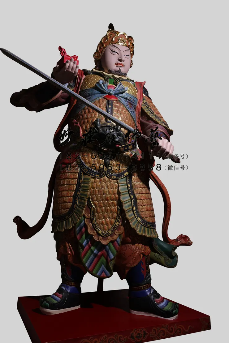 鄧元帥神像左側照