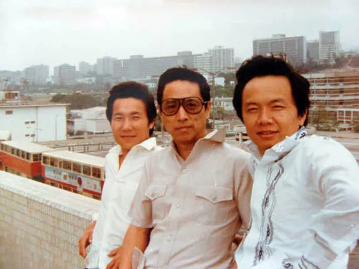 左起：劉承栗（導演，並在劇中飾演陳應龍）、金培凱（引言人）、孫樹和（飾演林光華）
