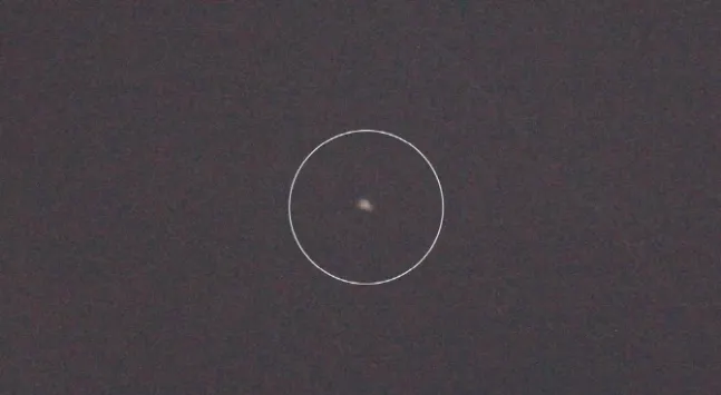 2023年3月27日,韓國科學技術院實驗室觀測屋頂拍攝到北韓光明星3號2號衛星 「韓國科學技術院」