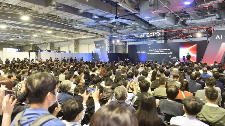 ▲AI EXPO Taiwan 2026 吸引超過5萬人報名觀展，DIGITIMES 暨 IC 之音董事長黃欽勇分享，現在正是台灣AI發展最強時刻。