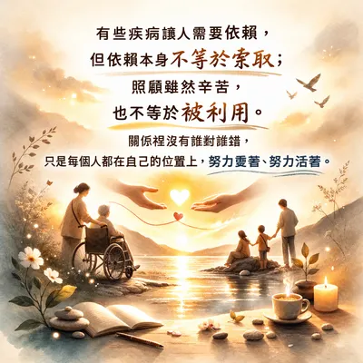 【當疾病走進關係裡】