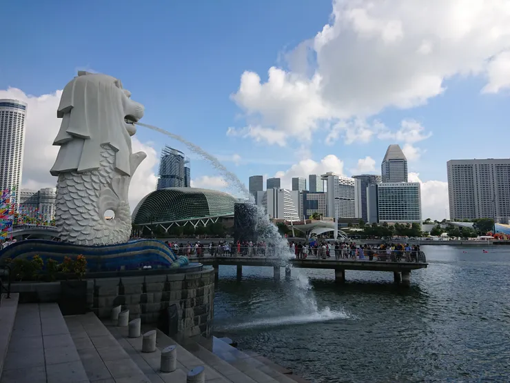 新加玻地標---魚尾獅