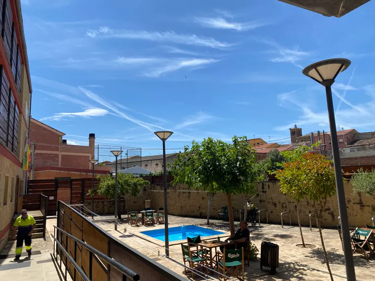 有泡腳池的天堂住宿，可以舒緩腳的不適