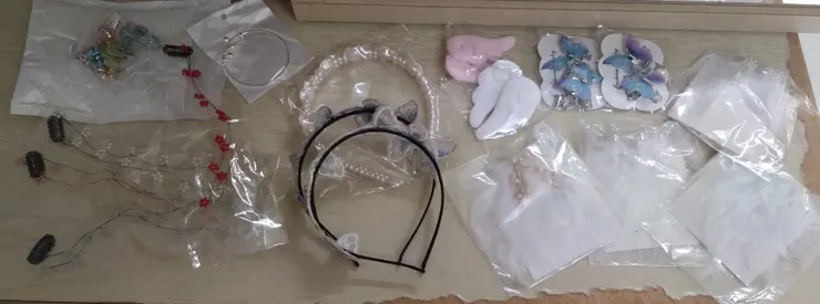 漂漂亮亮的髮飾寶貝們！