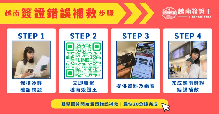 越南簽證緊急補救專業推薦越南簽證王