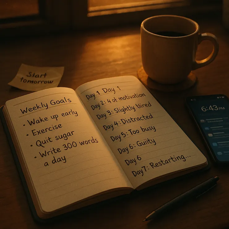 你是否曾經設定好一個想做的目標，最後草草放棄？