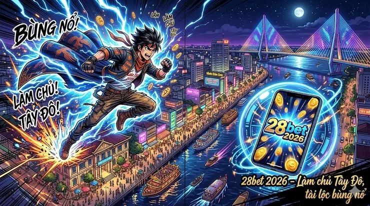 Hanh trinh chinh phuc tai loc 28bet tai Can Tho 2026 phong cach Shonen Manga