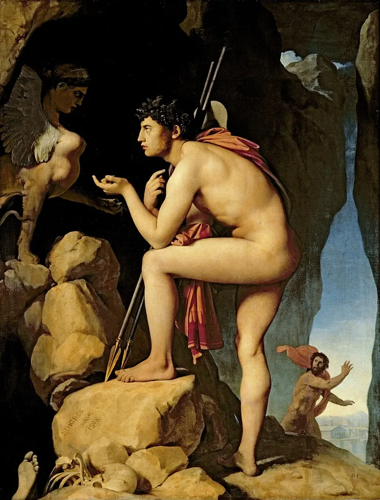 Oedipus and the Sphinx, by Jean-Auguste-Dominique Ingres