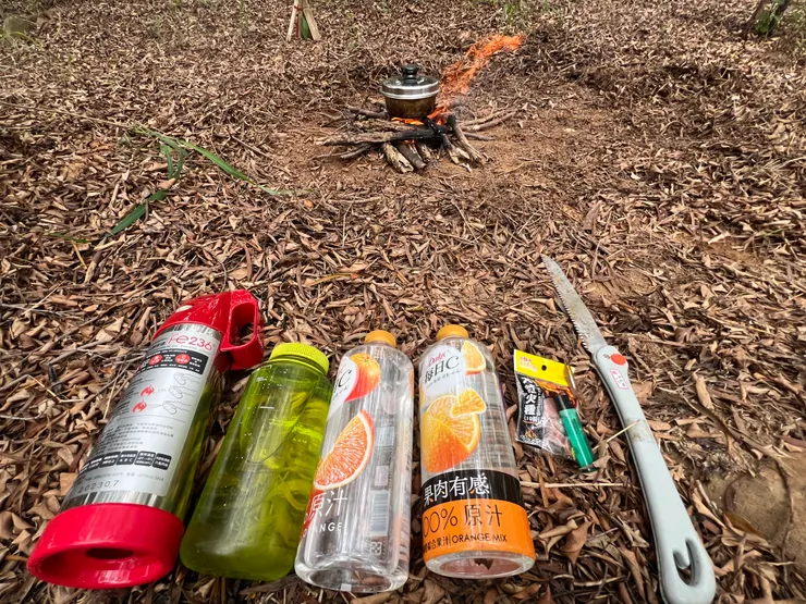 備了一支滅火器