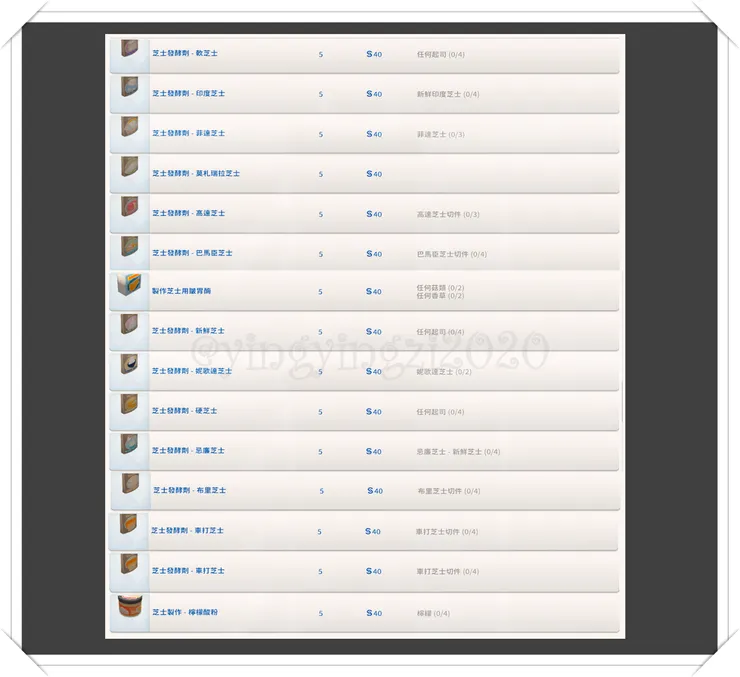 Add On 17產品清單