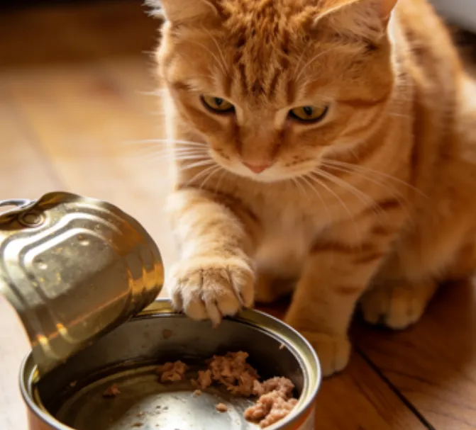 高水分、肉香重，對不愛喝水的貓超級誘惑。很多貓寧願不吃乾飼料，也要等罐頭登場