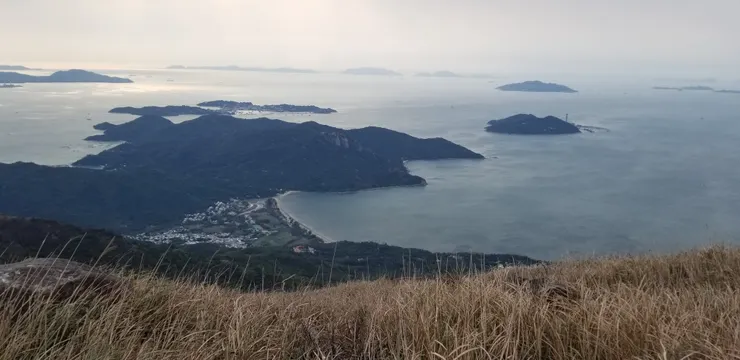 回望大嶼山景色