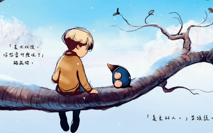 男孩, 鼴鼠, 狐狸與馬