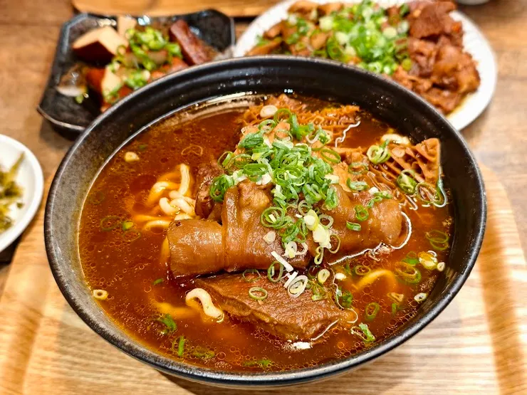 美味可口的牛肉麵（圖片截圖於網路）