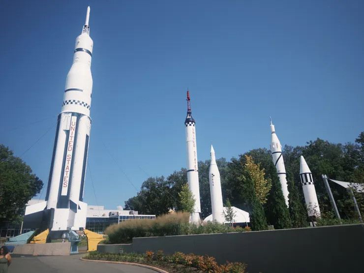 U.S. Space & Rocket Center 戶外火箭展示區