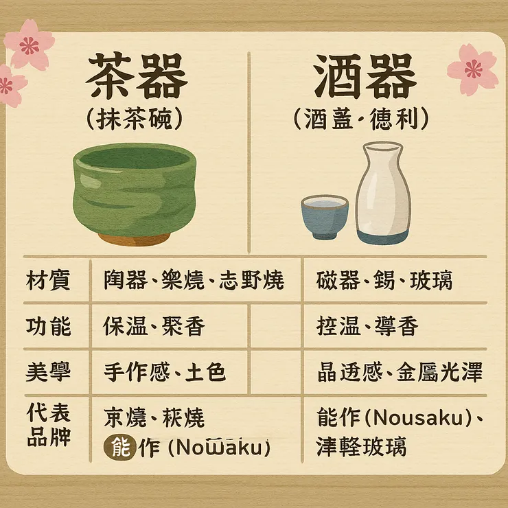 器之美學：抹茶碗與酒盞的共鳴