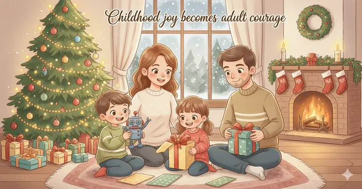 💖 童年的幸福，是長大後勇敢的底氣。