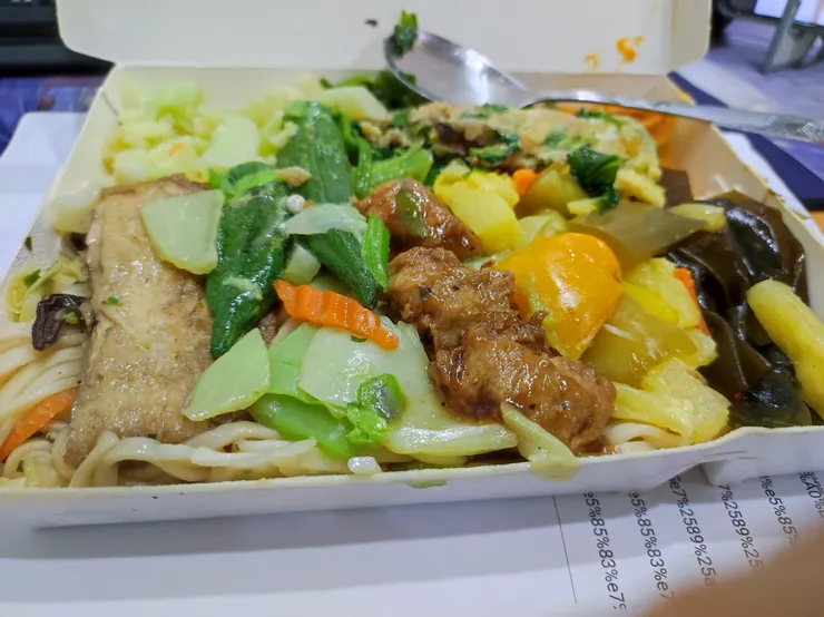 美味的素食中餐 實拍照