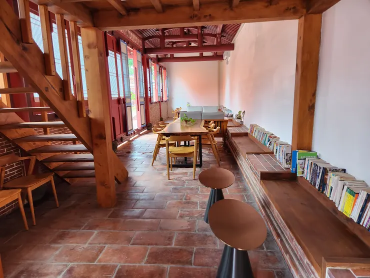 開放的閱讀休閒空間